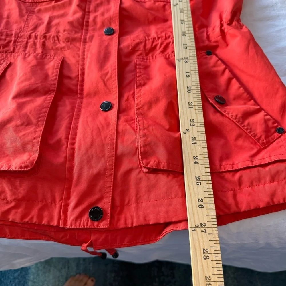 Michael Kors Vibrant Red Utility Jacket, Size S